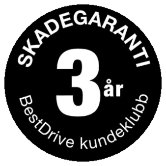 3 års skadegaranti – BestDrive kundeklubb