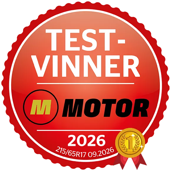 Motor testvinner 2026 – 215/65 R17, september 2026